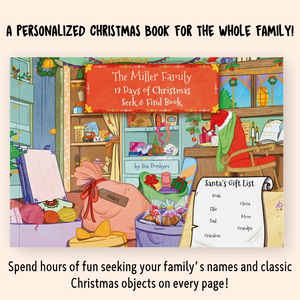12 Days of Christmas Seek and Find Family Book