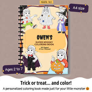 My Super Spooky Coloring Book
