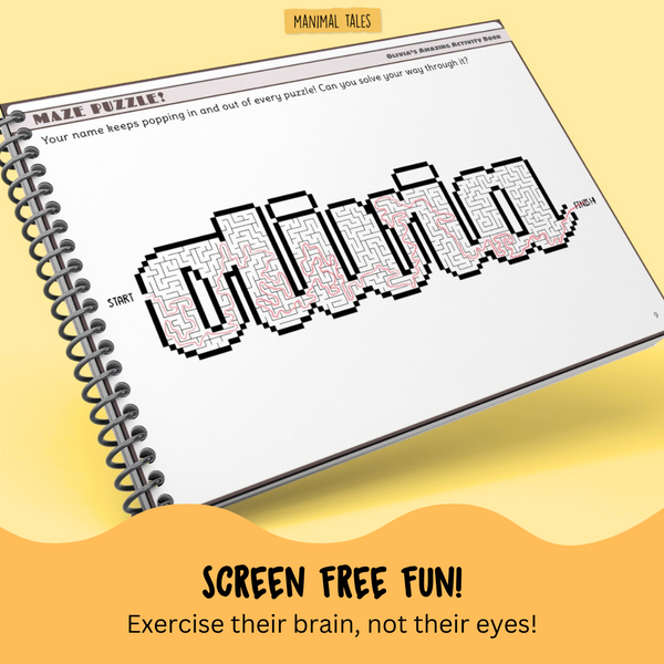 Load image into Gallery viewer, My Amazingly Awesome Activity Book (Just for Me!)