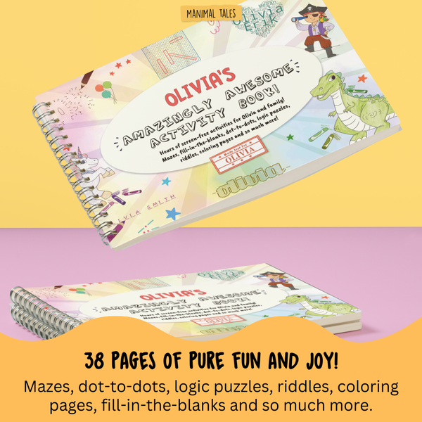 Load image into Gallery viewer, My Amazingly Awesome Activity Book (Just for Me!)