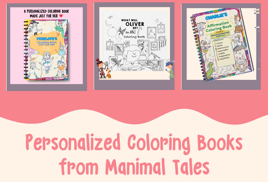 Personalized Coloring Books from Manimal Tales
