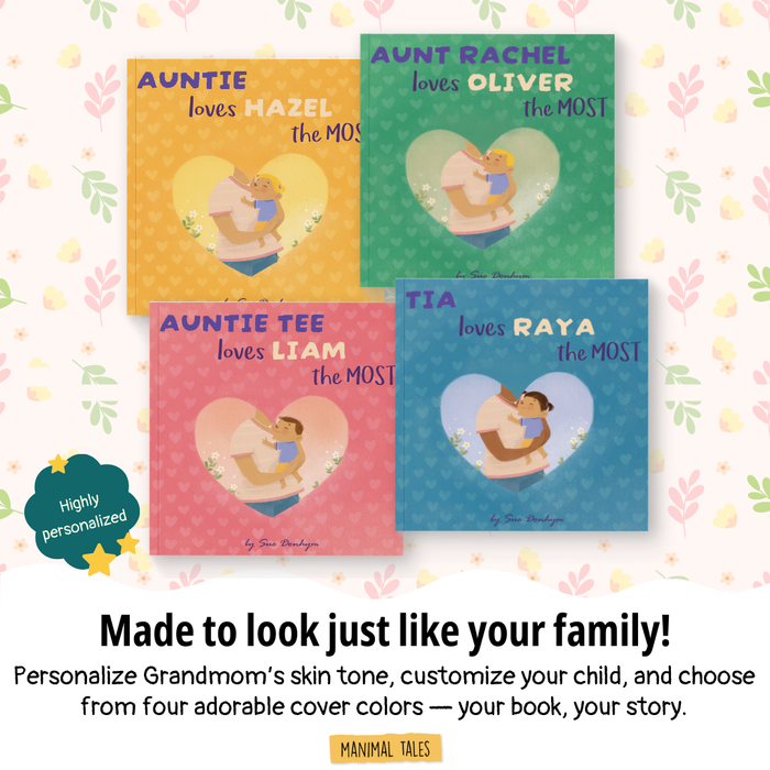Interior preview 10 from Auntie Loves Me The Most, a personalized children’s book