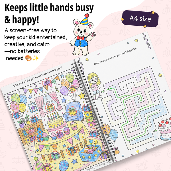 Load image into Gallery viewer, My Birthday Coloring &amp; Activity Book
