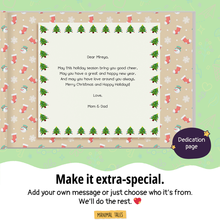Interior preview 8 from My Christmas Adventure, a personalized children’s book