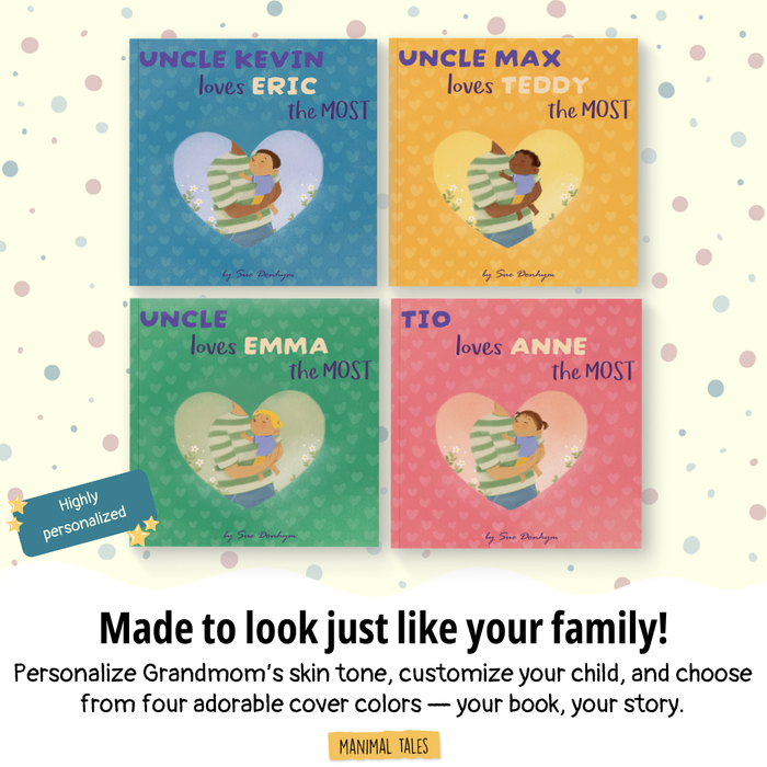 Interior preview 10 from Uncle Loves Me The Most, a personalized children’s book