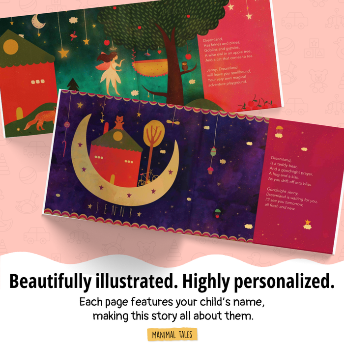 Interior preview 9 from I'm in Dreamland, a personalized children’s book
