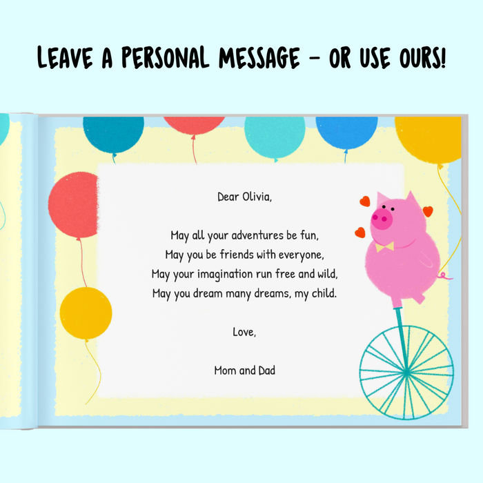 Interior preview 9 from Letters, Numbers & Me, a personalized children’s book