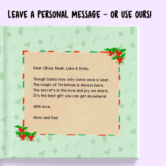 Interior preview 9 from Santa's Visit to your House, a personalized children’s book