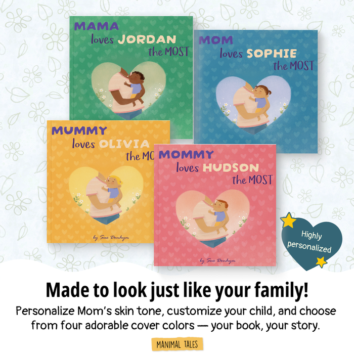 Interior preview 9 from Mom Loves Me The Most, a personalized children’s book