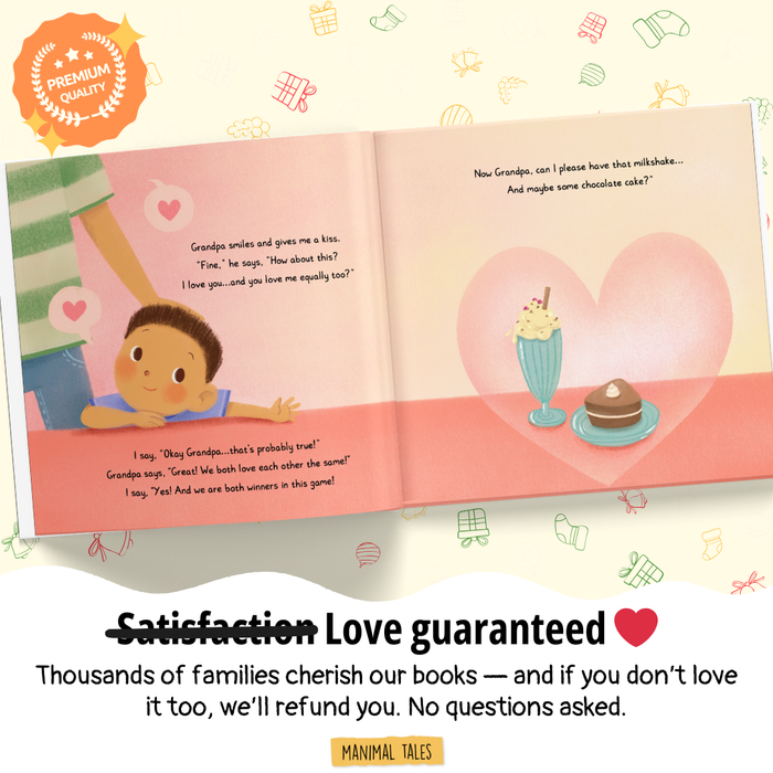 Interior preview 8 from I Love Grandpa The Most, a personalized children’s book