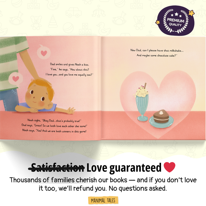 Interior preview 8 from Dad Loves Me The Most, a personalized children’s book