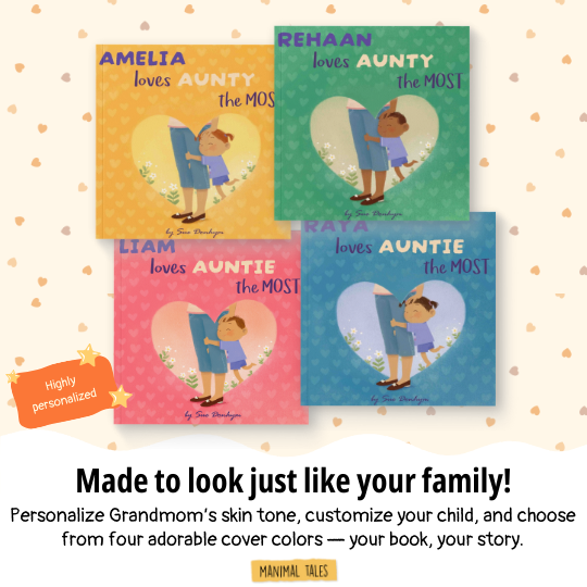 Interior preview 10 from I Love Auntie The Most, a personalized children’s book