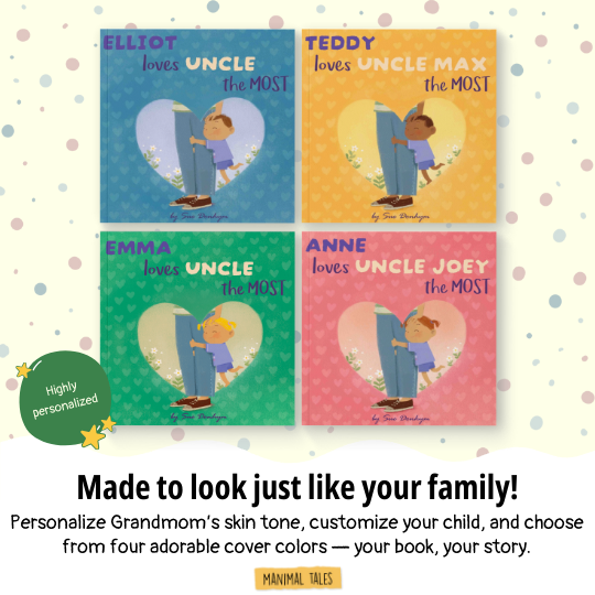 Interior preview 10 from I Love Uncle The Most, a personalized children’s book