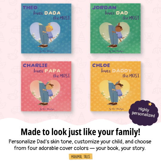 Interior preview 10 from I Love Dad The Most, a personalized children’s book