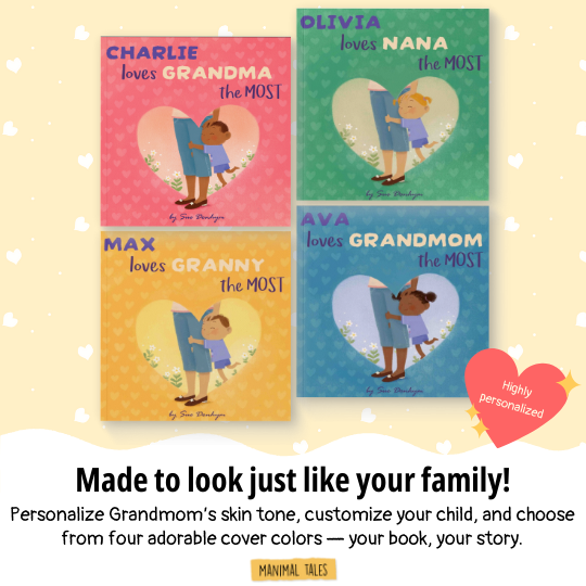 Interior preview 10 from I Love Grandma The Most, a personalized children’s book