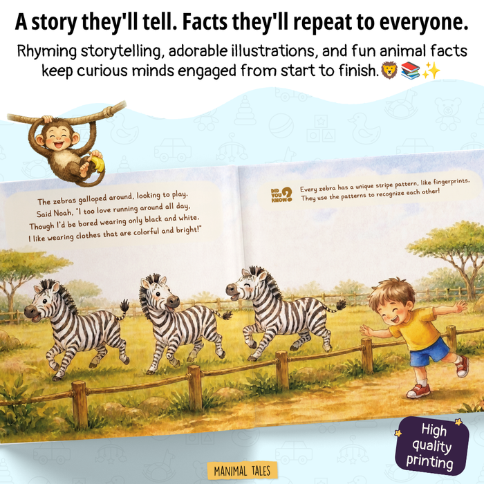 Interior preview 9 from I'm at the Zoo!, a personalized children’s book