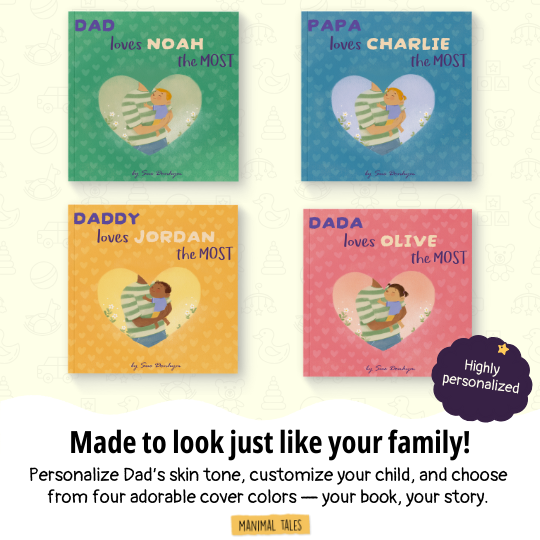 Interior preview 11 from Dad Loves Me The Most, a personalized children’s book