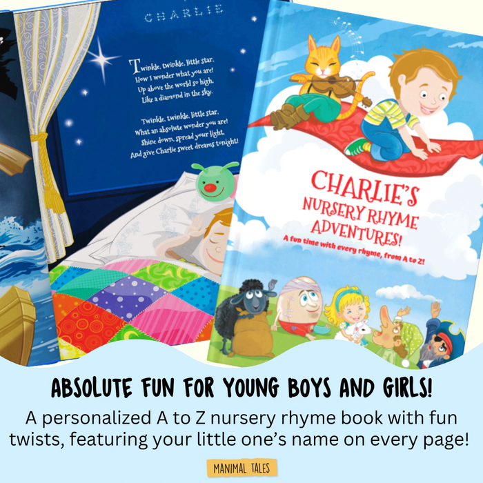 Interior preview 8 from My Nursery Rhyme Adventures!, a personalized children’s book