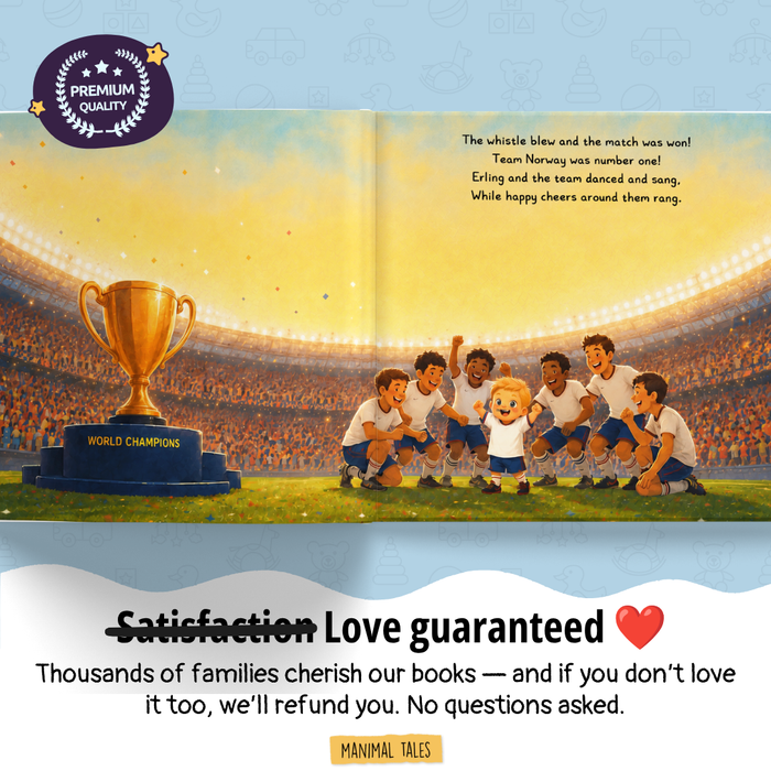 Interior preview 10 from I Win the World Cup!, a personalized children’s book