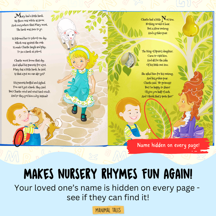 Interior preview 6 from My Nursery Rhyme Adventures!, a personalized children’s book