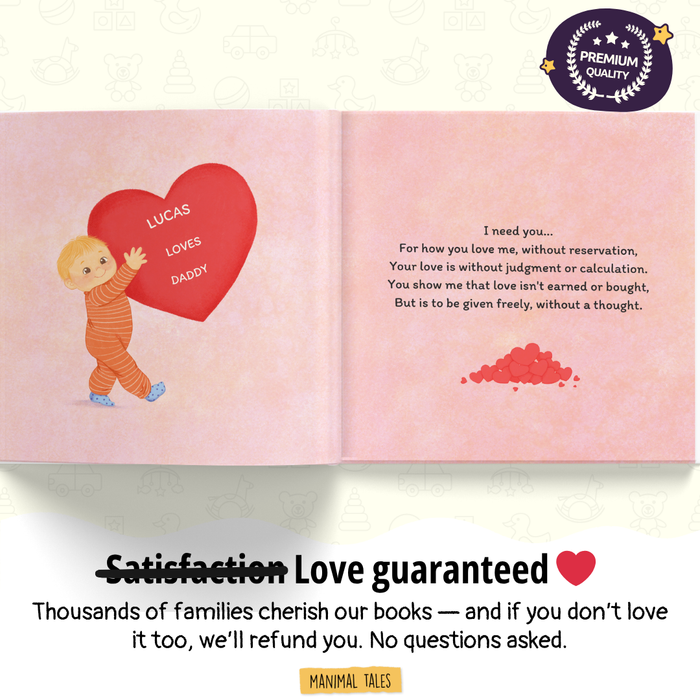 Interior preview 11 from Why A Father Needs Their Son / Daughter, a personalized children’s book