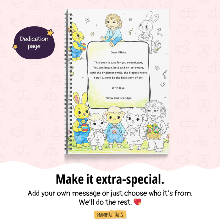 Interior preview 9 from My Easter Coloring Book, a personalized children’s book