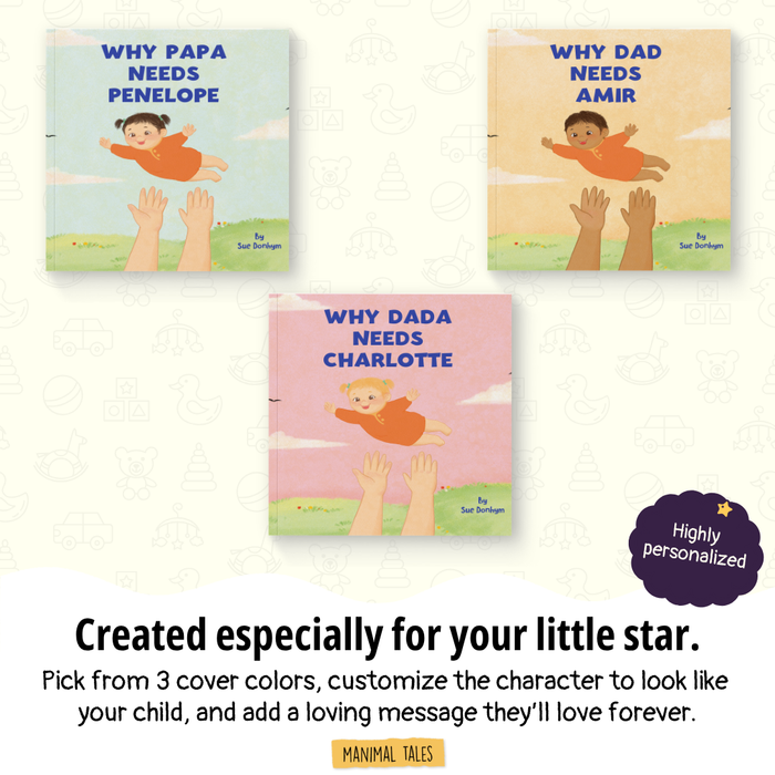 Interior preview 12 from Why A Father Needs Their Son / Daughter, a personalized children’s book