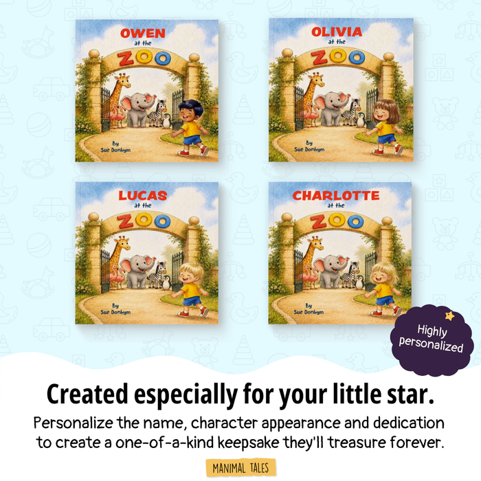 Interior preview 12 from I'm at the Zoo!, a personalized children’s book
