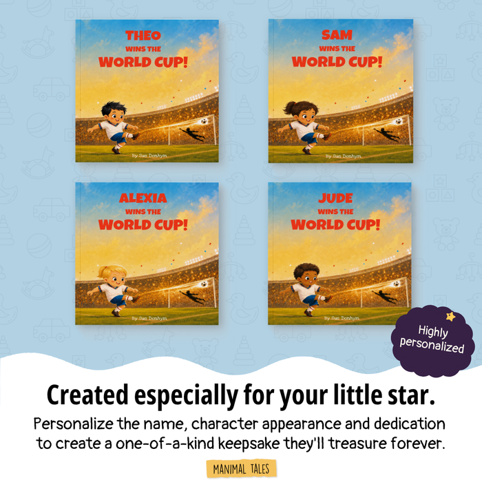 Interior preview 11 from I Win the World Cup!, a personalized children’s book