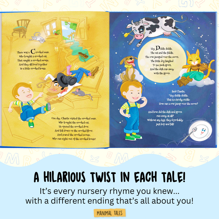Interior preview 5 from My Nursery Rhyme Adventures!, a personalized children’s book