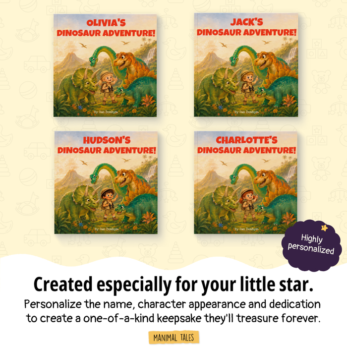 Interior preview 10 from My Dinosaur Adventure!, a personalized children’s book