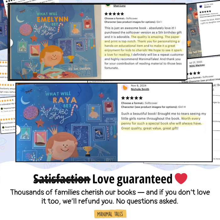 Interior preview 5 from ABC - What Will I Be?, a personalized children’s book