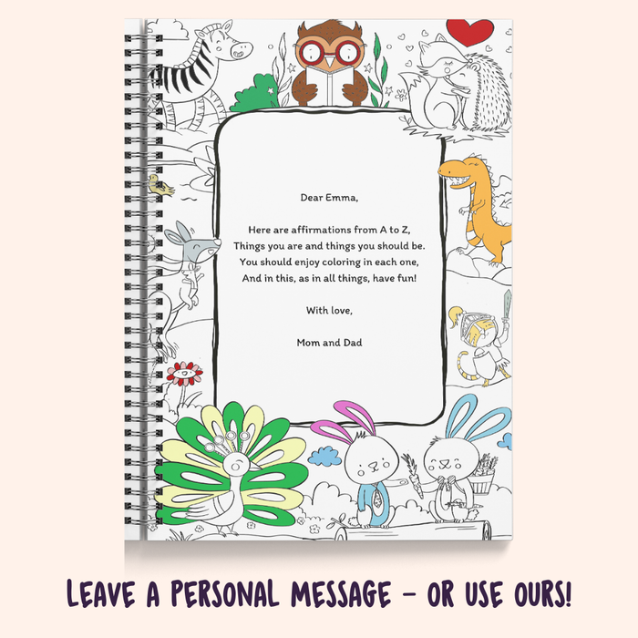 Interior preview 8 from My Amazing Affirmation Coloring Book, a personalized children’s book