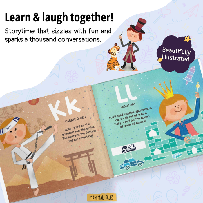 Interior preview 6 from ABC - What Will I Be?, a personalized children’s book