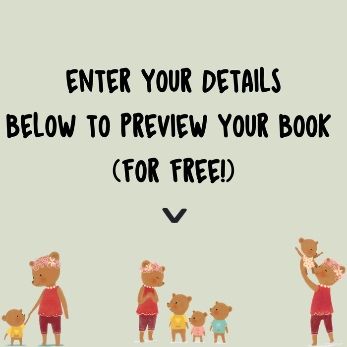 Personalized family book interior preview