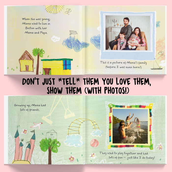 Interior preview 4 from All About Mom *PhotoStory*, a personalized children’s book