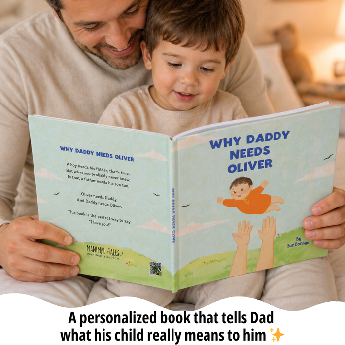 Interior preview 8 from Why A Father Needs Their Son / Daughter, a personalized children’s book