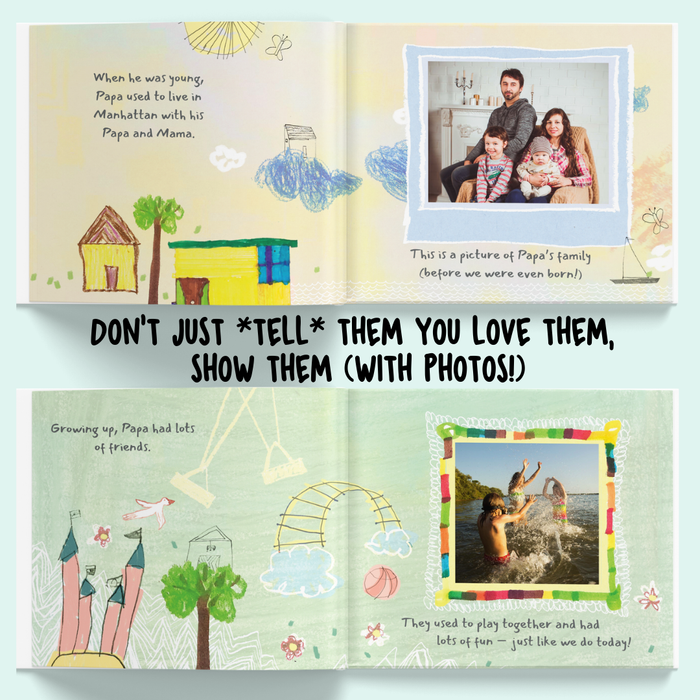 Interior preview 4 from All About Dad *PhotoStory*, a personalized children’s book