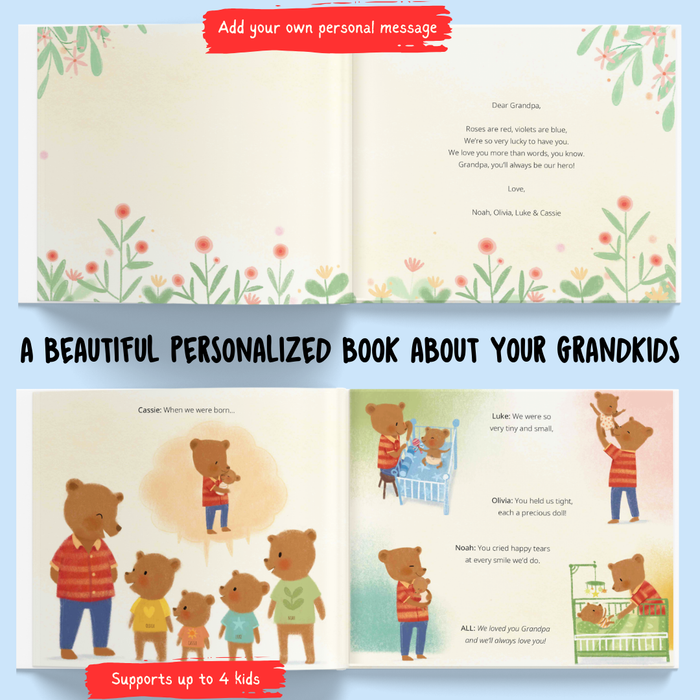 Interior preview 4 from Grandpa & Us, a personalized children’s book