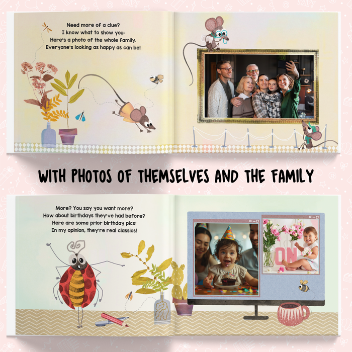 Interior preview 5 from My Happy Birthday *PhotoStory*, a personalized children’s book