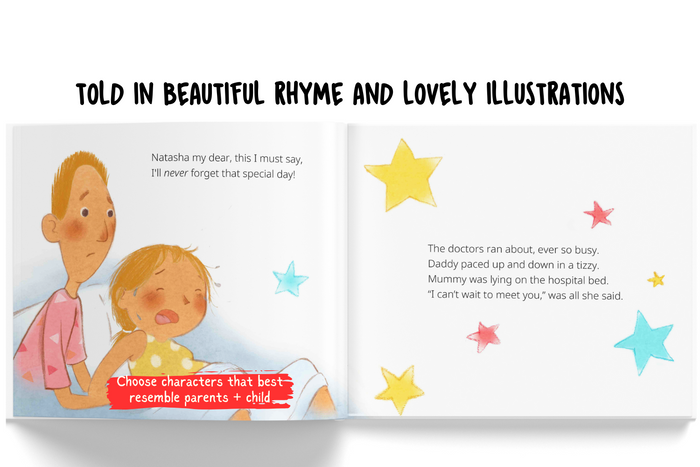 Interior preview 4 from Your Baby's Story, a personalized children’s book