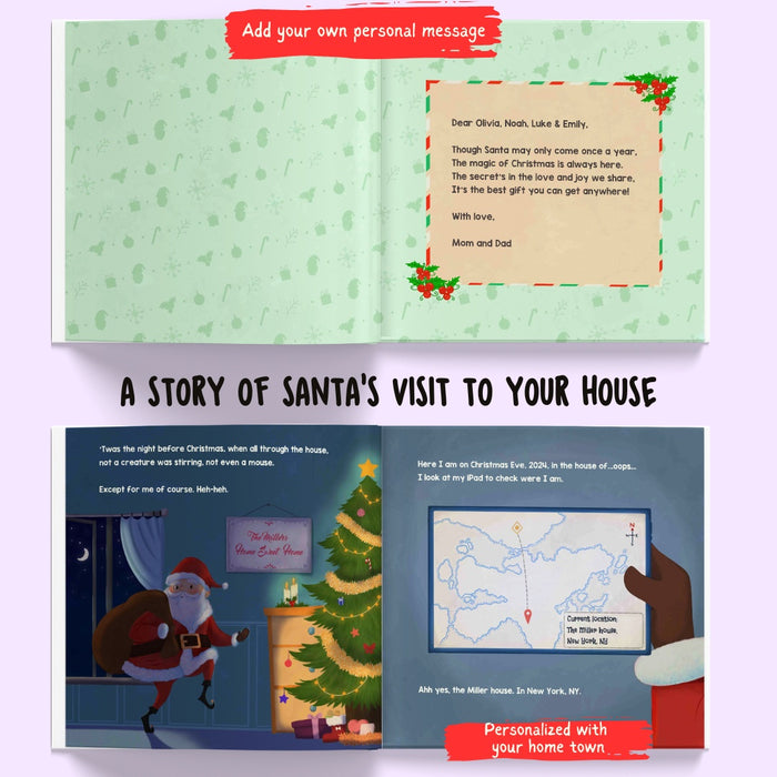 Interior preview 4 from Santa's Visit to your House, a personalized children’s book