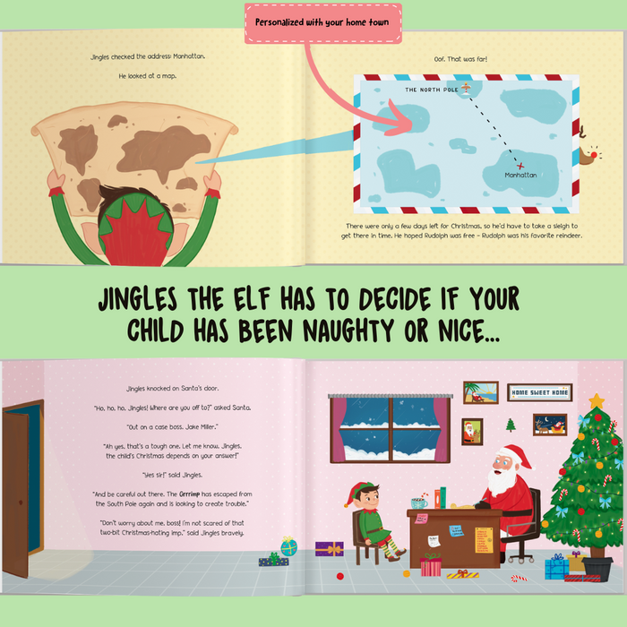 Interior preview 4 from My Christmas Adventure *PhotoStory*, a personalized children’s book