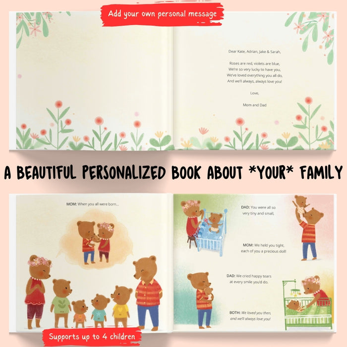 Interior preview 4 from Kids, We Love You!, a personalized children’s book