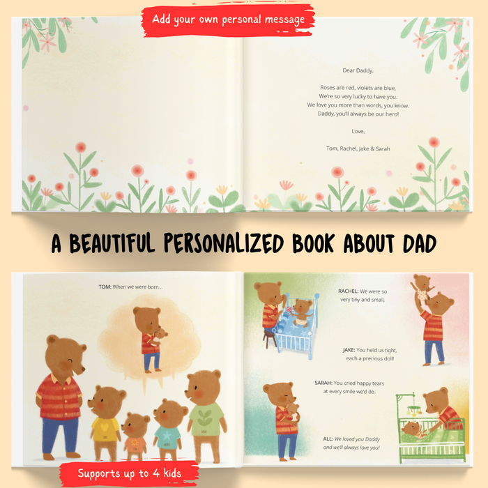 Interior preview 4 from Daddy and Us, a personalized children’s book