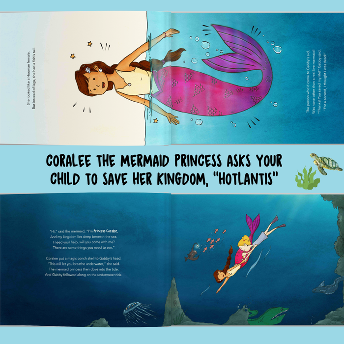 Interior preview 4 from My Underwater Adventure, a personalized children’s book