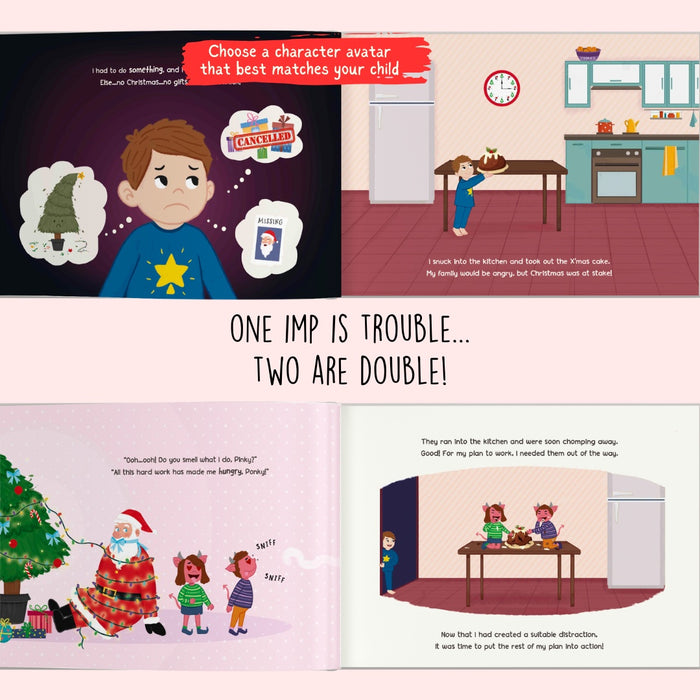 Interior preview 5 from How I Saved Santa from Pinky and Ponky, a personalized children’s book