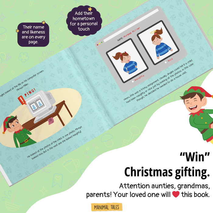 Interior preview 4 from My Christmas Adventure, a personalized children’s book