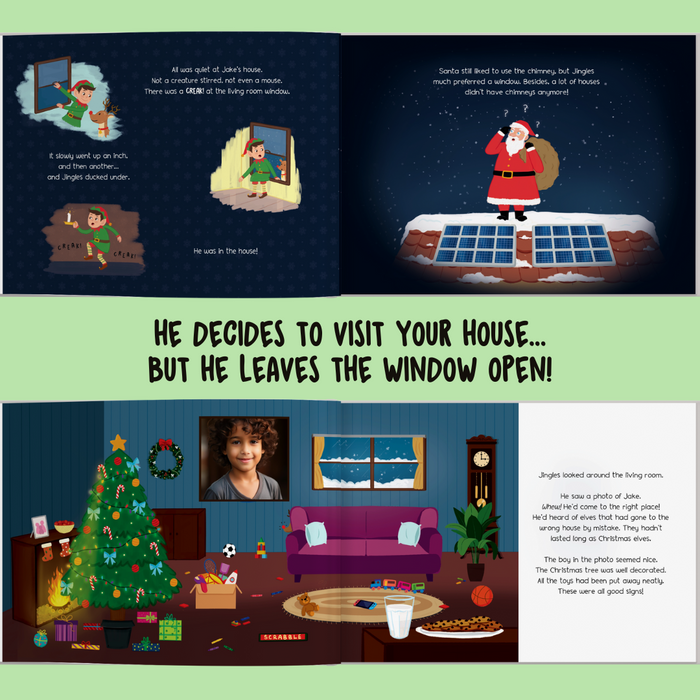 Interior preview 5 from My Christmas Adventure *PhotoStory*, a personalized children’s book
