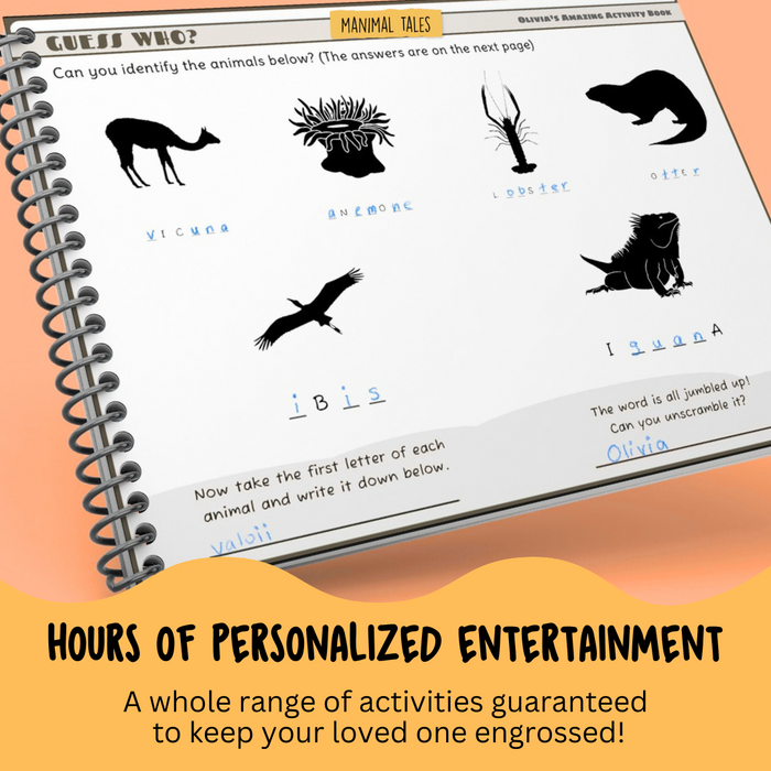 Interior preview 5 from My Amazingly Awesome Activity Book (Just for Me!), a personalized children’s book
